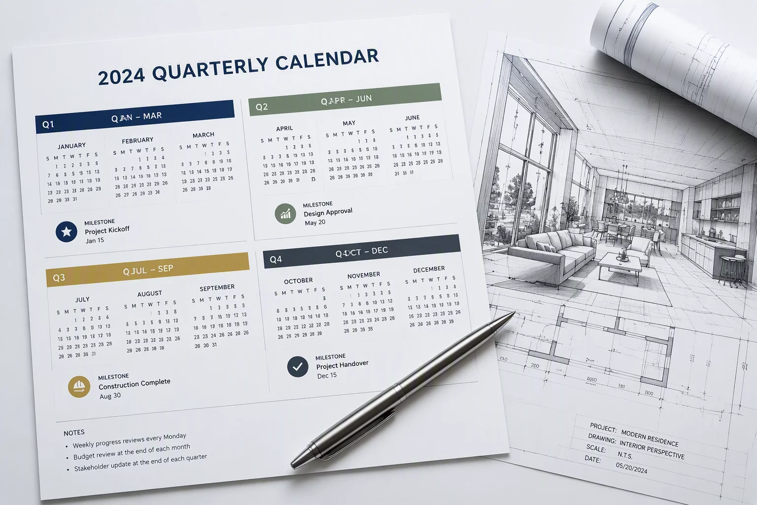 Planning for an appliance acquisition with a dedicated timeline calendar